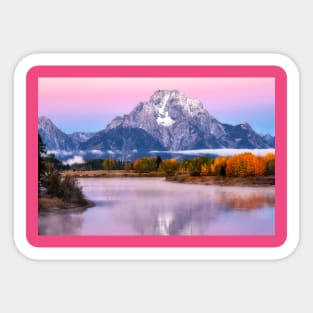 Mt. Moran in its Glory Sticker